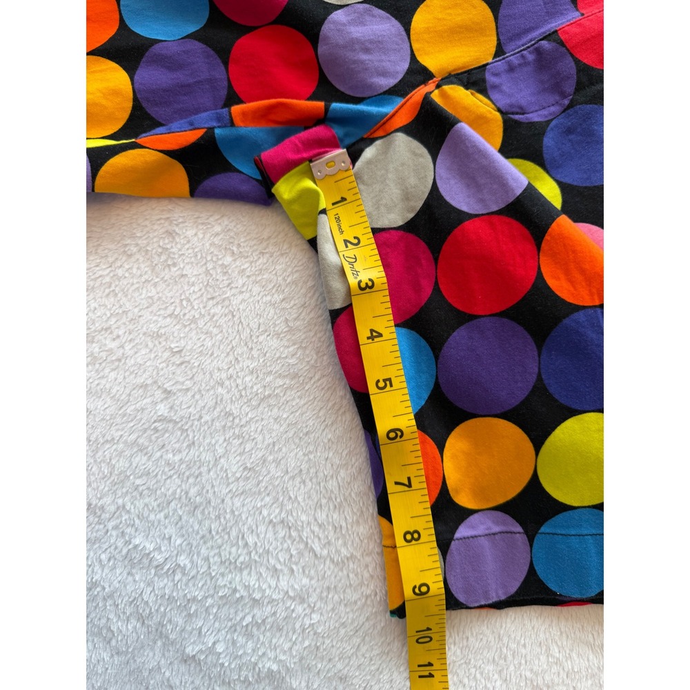 Loudmouth Golf Mens Multi Color Polka Dot Shorts Black Size 30 Stretch Cotton - Picture 2 of 7